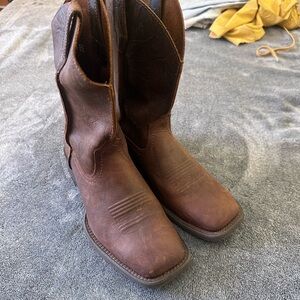 Ariat Brown Leather Cowboy Boots